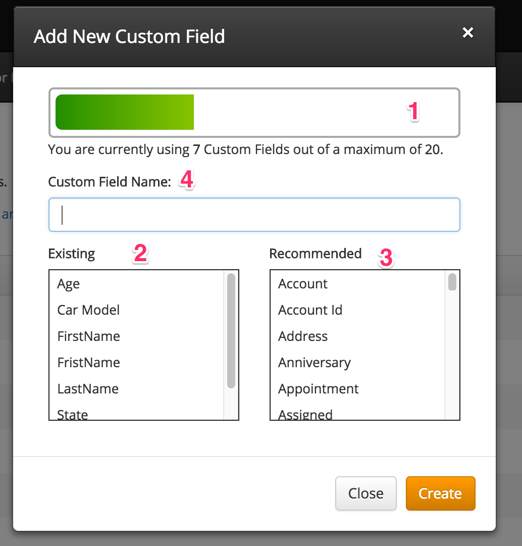 custom field editor overview