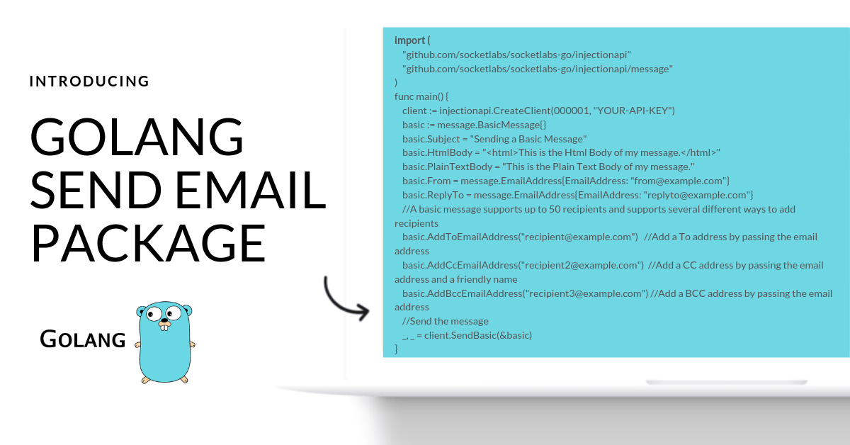 Golang send email 