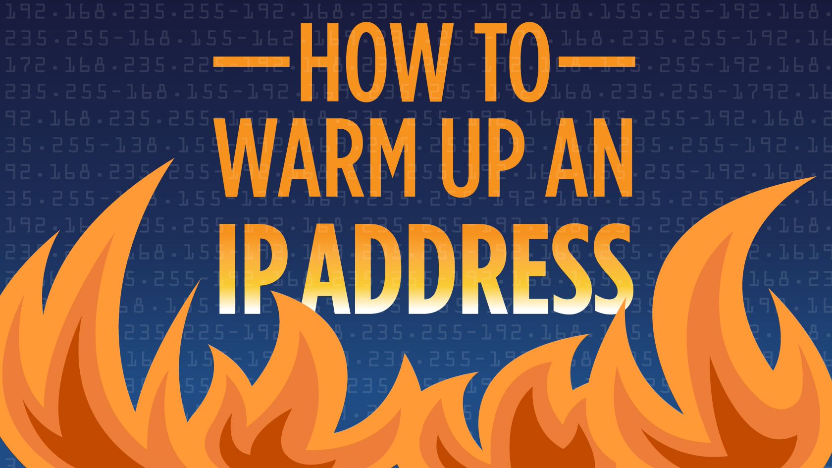 how to warm up an ip address