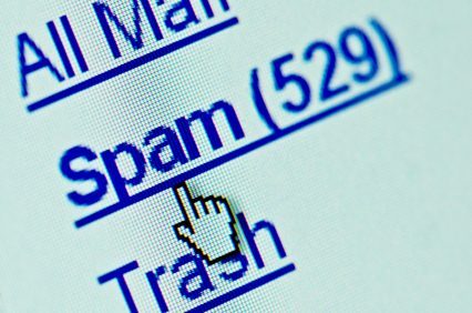Spam e-mail folder