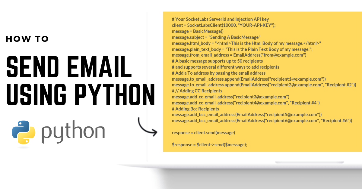 Send email using python