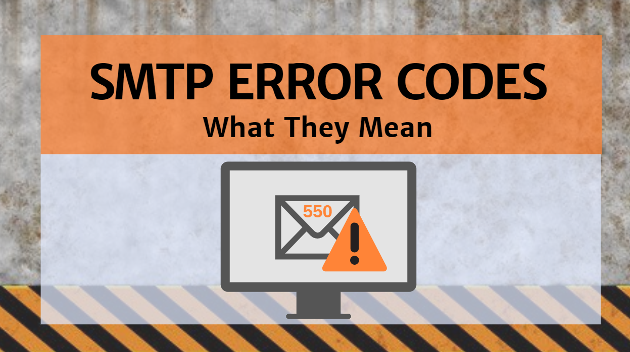 What does smtp error mean