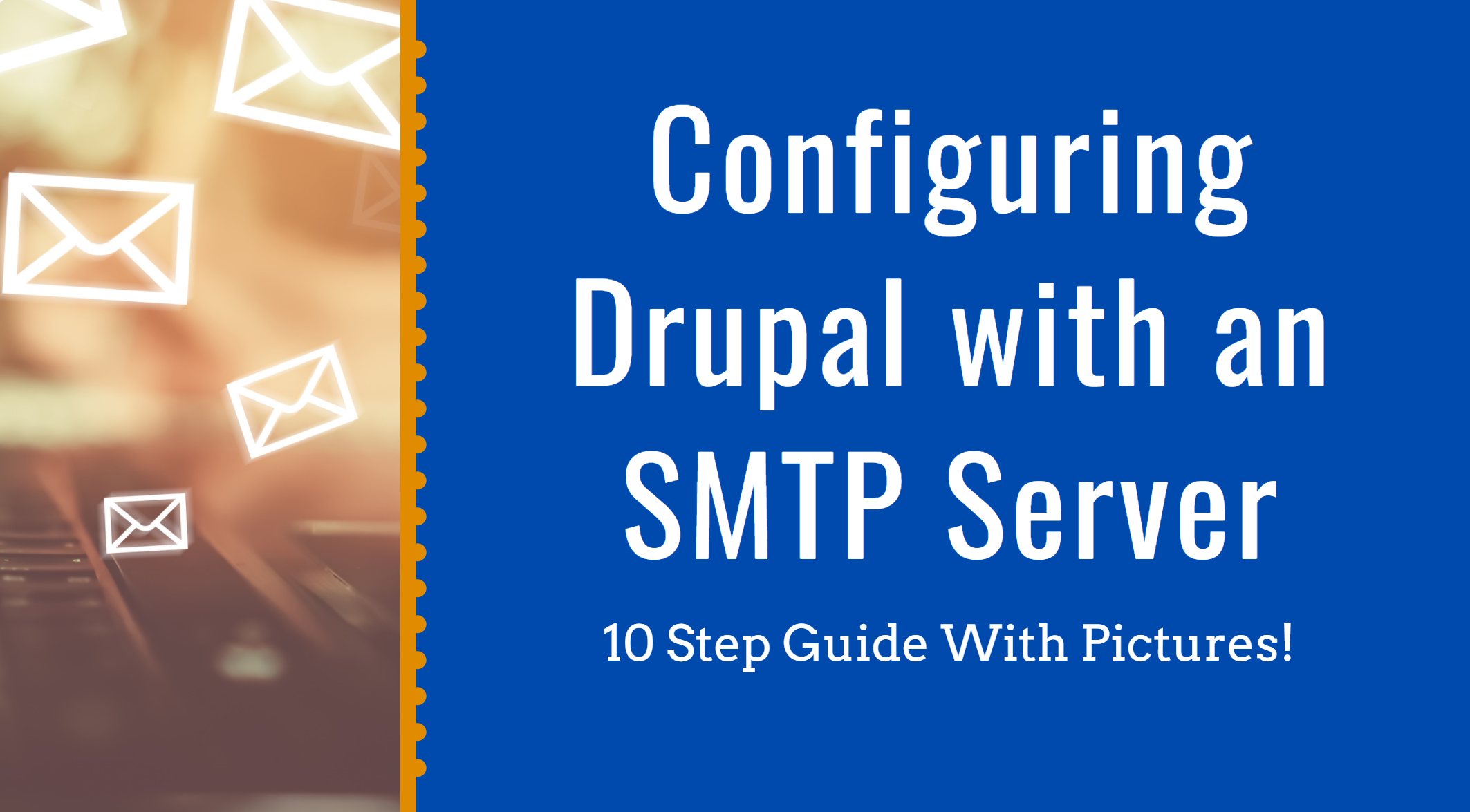 configure smtp with drupal