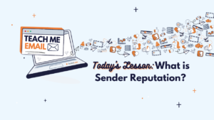 Teach me email logo with today's lesson what is sender reputation