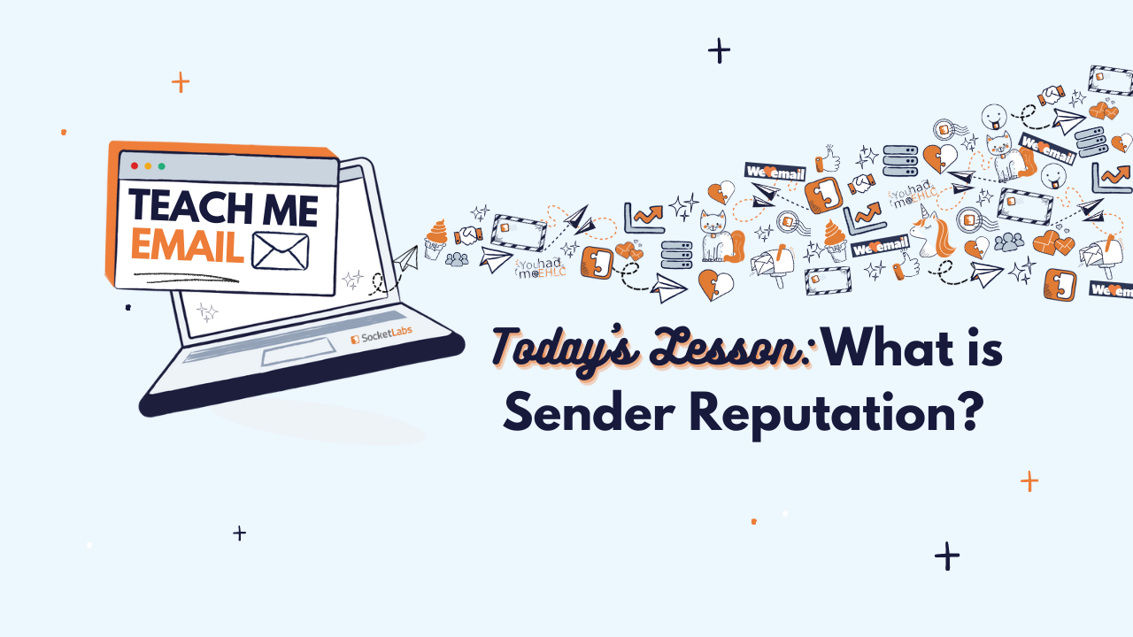 Teach me email logo with today's lesson what is sender reputation