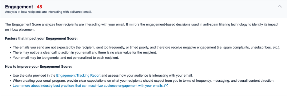 StreamScore Engagement expanded