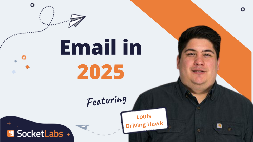 Email in 2025 contributor card highlighting Louis Driving Hawk