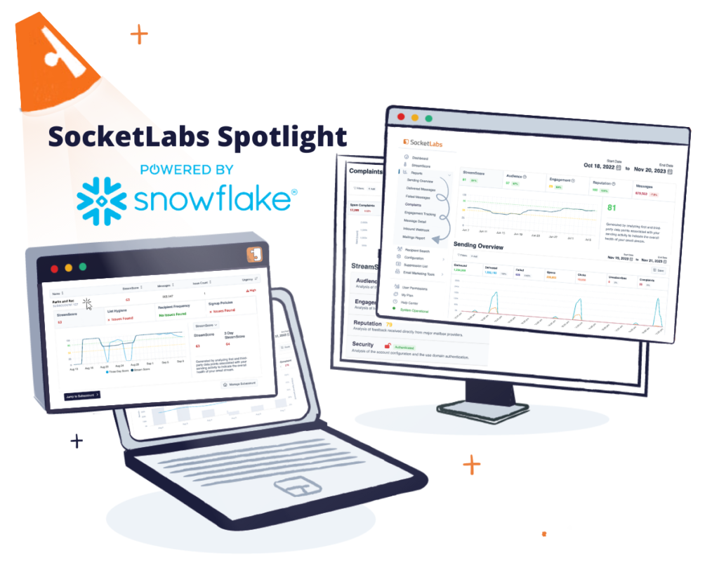 SocketLabs is Powered by Snowflake