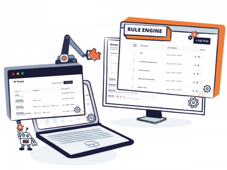 Use SocketLabs codeless UI to automate traffic shaping, IP pool management, and more